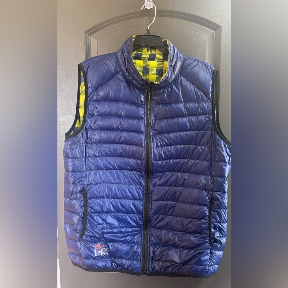 Men's Blue Puffer Vest